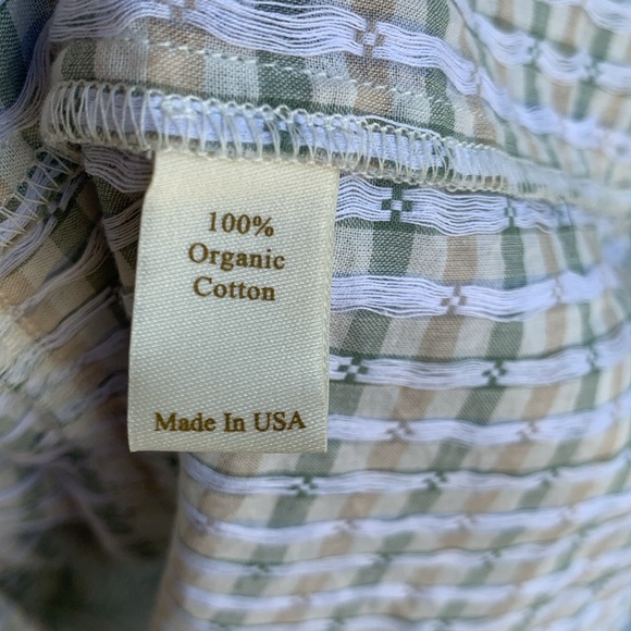 RARE Christy dawn linden lotus gingham maxi organic cotton dress small - Picture 7 of 15